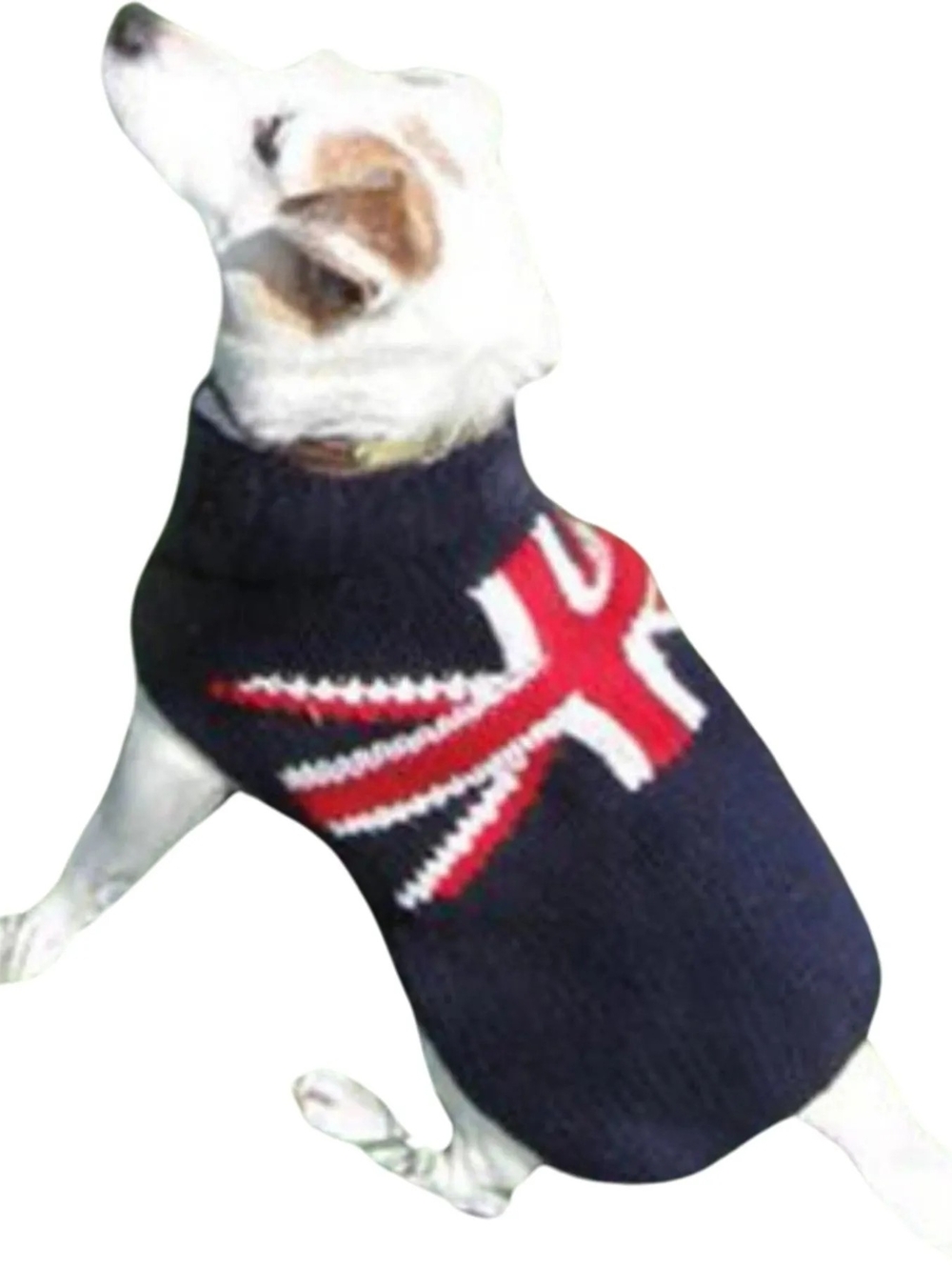 Union Jack 100% Wool Dog Sweater